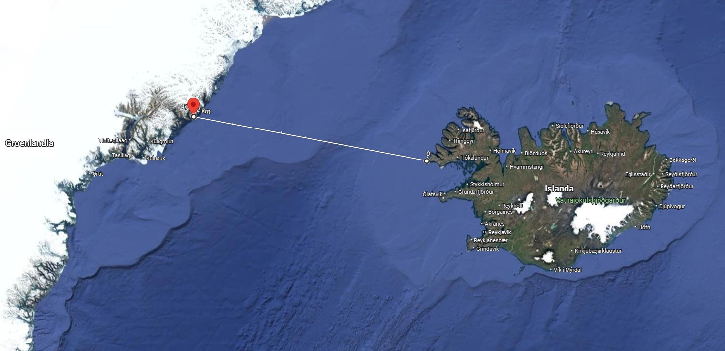 Stretto di Danimarca - Islanda vs Capo Wandel
