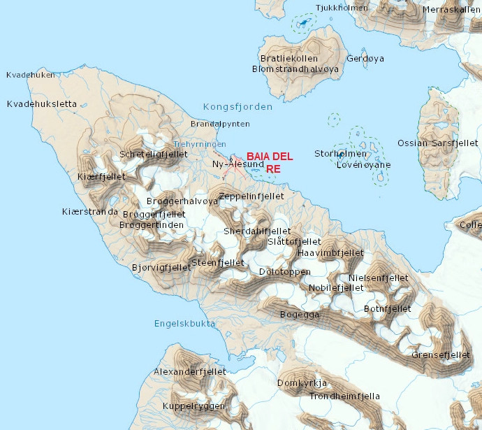 Mappale del Fiordo del Re - Svalbard