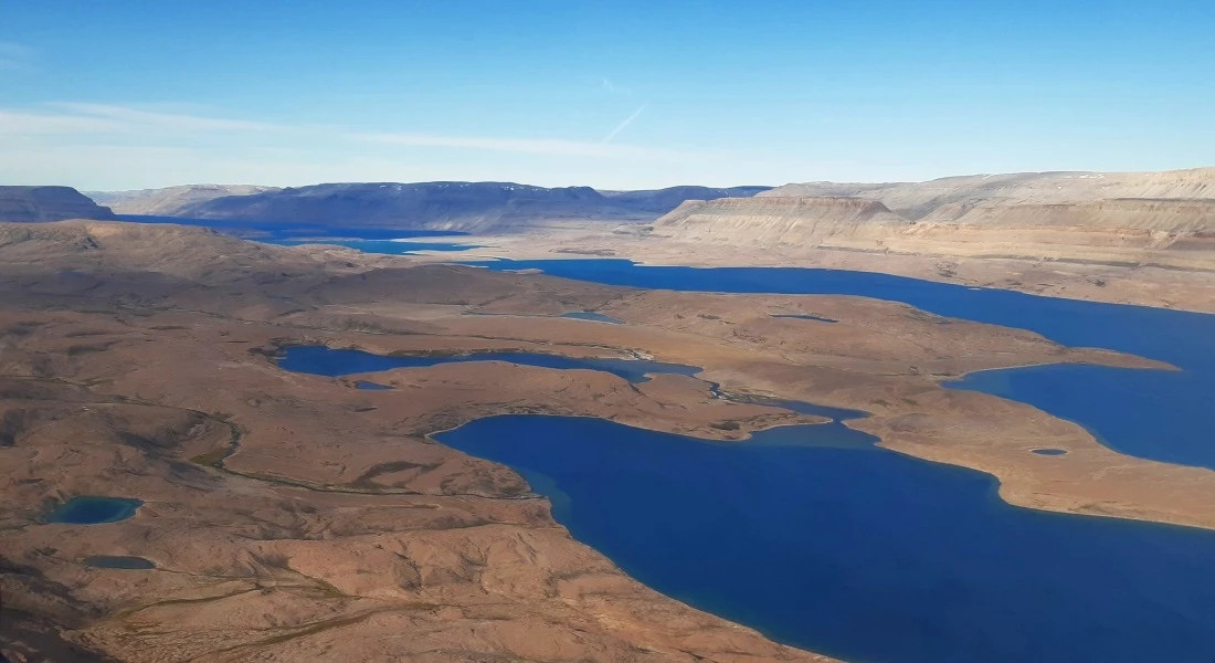 Veduta della Valle di Wandell al termine del Fiordo J. Bronlund.