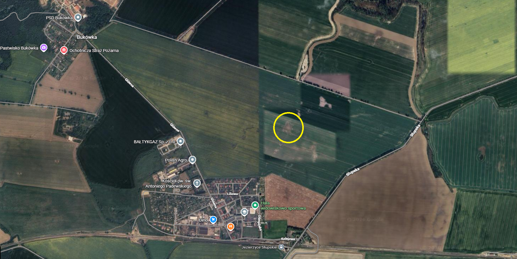 L'aerocalo di Seddin (Stolp) in Polonia.