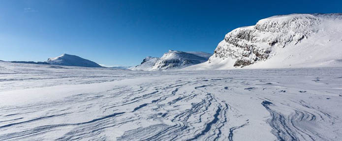Picco di Odino e Picco 889 dalla Calotta Glaciale H. Tausen