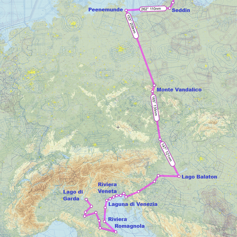 Rotta di rientro - Tour Europeo.
